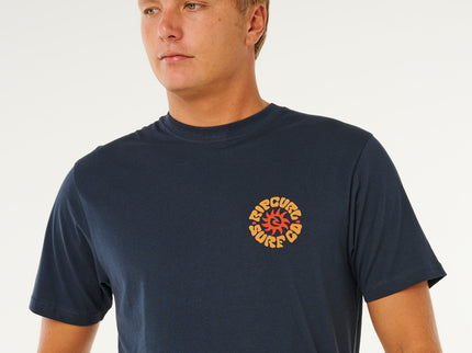 Pacific Rinse Circle TEE - Dark Navy