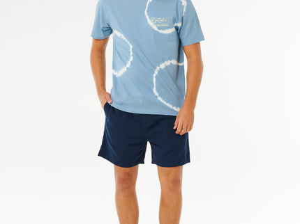 Pacific Rinse FIN TEE - Faded Denim