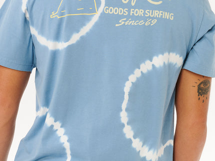 Pacific Rinse FIN TEE - Faded Denim