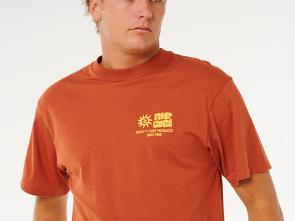 Pacific Rinse Glass OFF TEE - Baked Clay  T-Shirt van Rip Curl | SHAKA