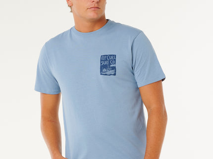 Keep ON Trucking SS TEE - Faded Denim