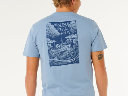 Keep ON Trucking SS TEE - Faded Denim