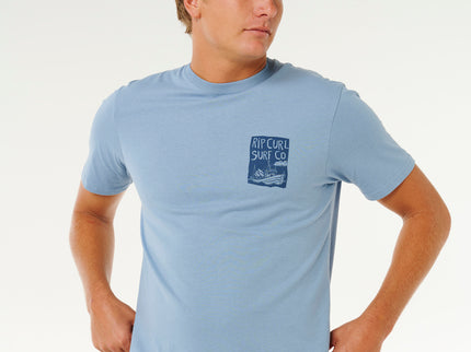 Keep ON Trucking SS TEE - Faded Denim