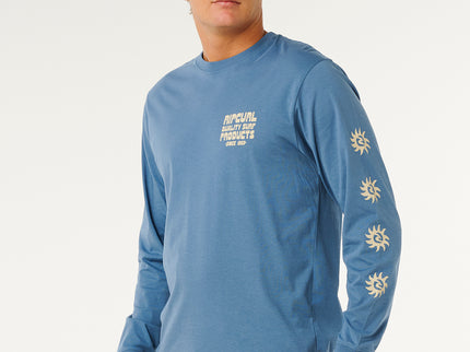 Pacific Rinse L/S TEE - Bluefin