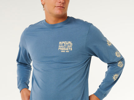 Pacific Rinse L/S TEE - Bluefin