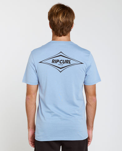 Streamline Diamond TEE - Faded Denim