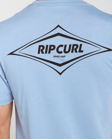 Streamline Diamond TEE - Faded Denim