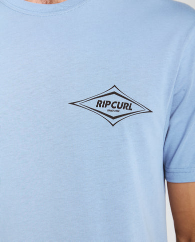 Streamline Diamond TEE - Faded Denim