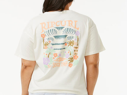 Tiki Tropics Relaxed Tee - Bone