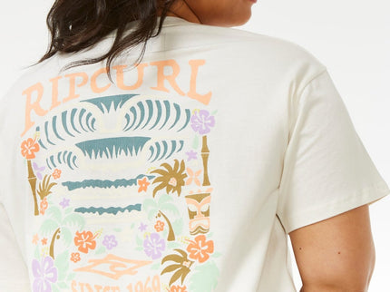 Tiki Tropics Relaxed Tee - Bone