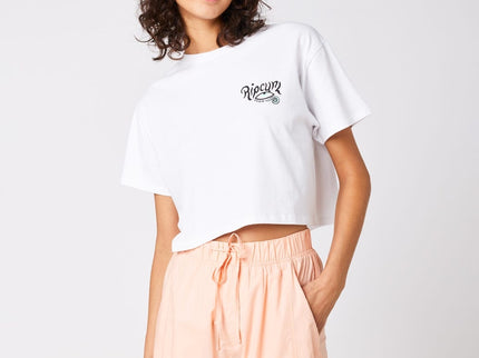 Paradiso Crop Tee - White