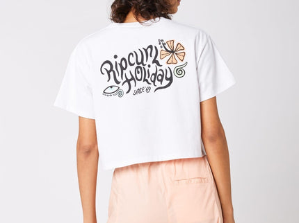 Paradiso Crop Tee - White