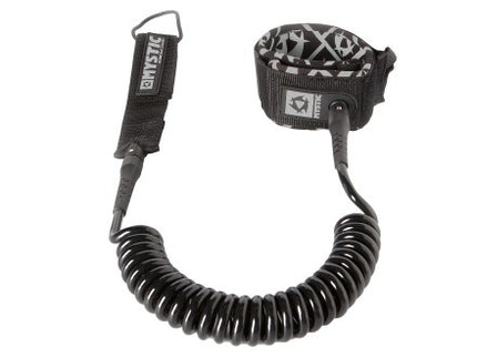 Coiled board leash - Black