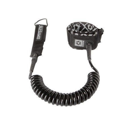 Coiled board leash - Black