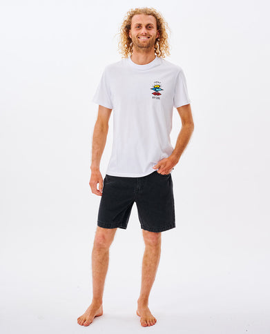 Washed Black Denim Walkshort  - Washed Black