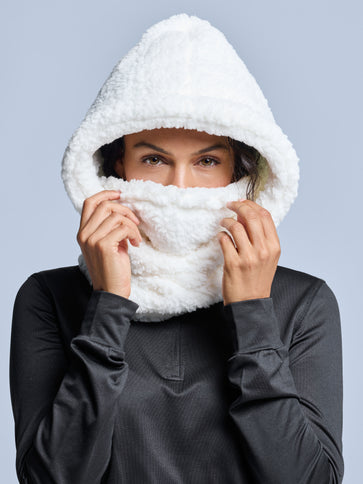 Fluffy Balaclava - Off White