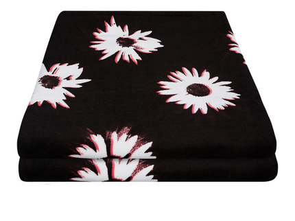 Towel Quickdry - Black/White