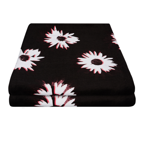 Towel Quickdry - Black/White