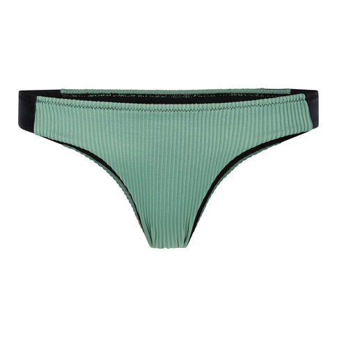 Zipped Bikini Bottom - Seasalt Green