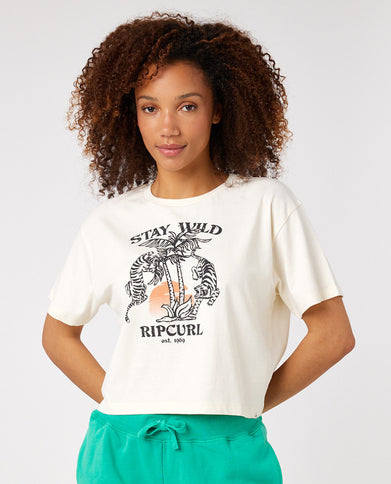 Stay Wild Tee  - Bone