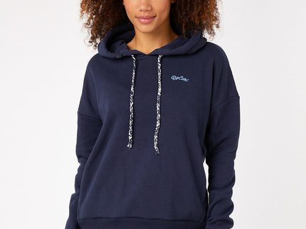 Mila Hooded Fleece  - Navy