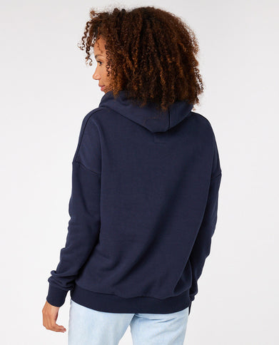 Mila Hooded Fleece  - Navy