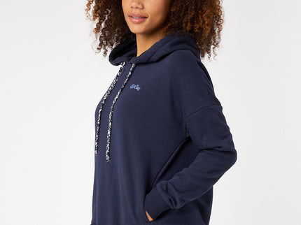 Mila Hooded Fleece  - Navy