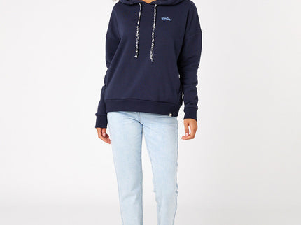 Mila Hooded Fleece  - Navy