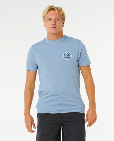 Wettie Passage Icon TEE - Faded Denim