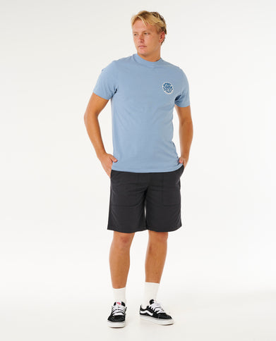 Wettie Passage Icon TEE - Faded Denim