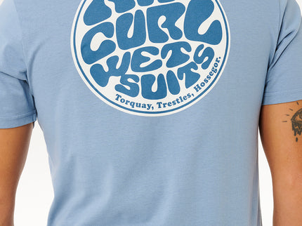 Wettie Passage Icon TEE - Faded Denim