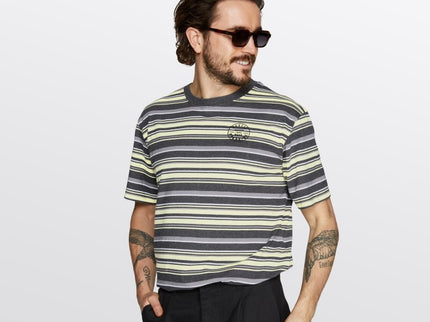 The Stripe Tee - Pastel Yellow