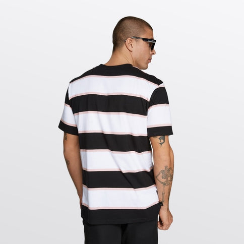 The Stripe Tee - Black