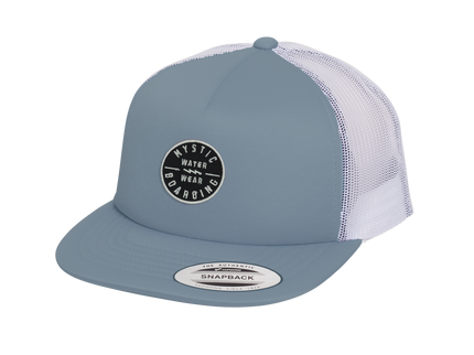 Boarding Flat Cap - Grey Blue