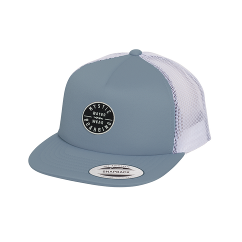 Boarding Flat Cap - Grey Blue