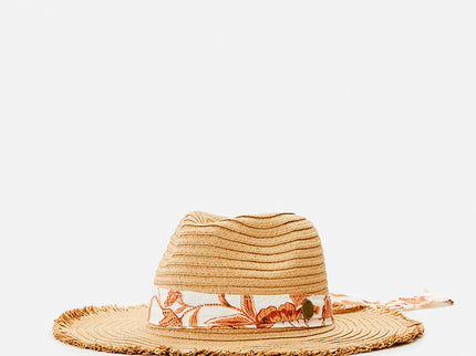 Oceans Panama Hat - Bright Orange