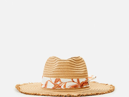 Oceans Panama Hat - Bright Orange