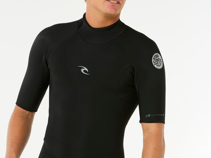 Dawn Patrol Back Zip Springsuit 2/2mm - Black