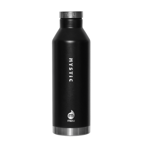 Mystic Mizu Thermos Bottle - Black/Silver