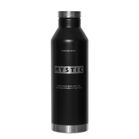 Mystic Mizu Thermos Bottle - Black/Silver