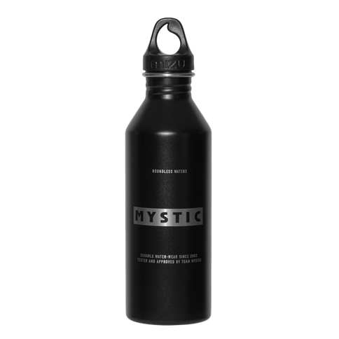 Mizu Water Bottle - Black/Silver