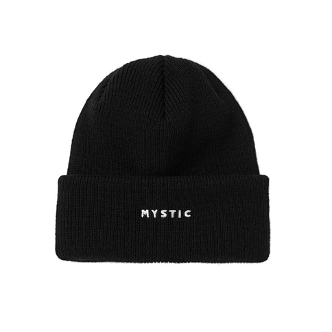 The Logo Beanie - Black  Muts van Mystic | SHAKA