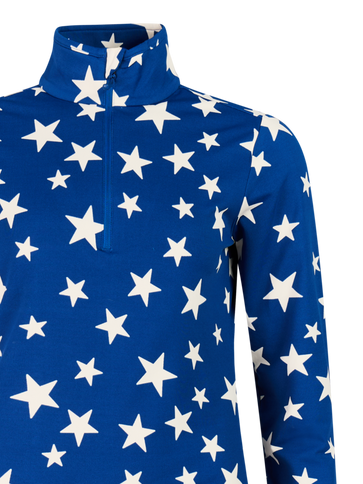 Swana 1/4 zip active top - Cosmic blue  Thermo Shirt van Protest | SHAKA
