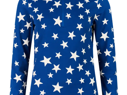 Swana 1/4 zip active top - Cosmic blue