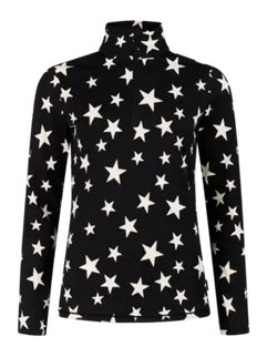 Swana 1/4 zip active top - True Black