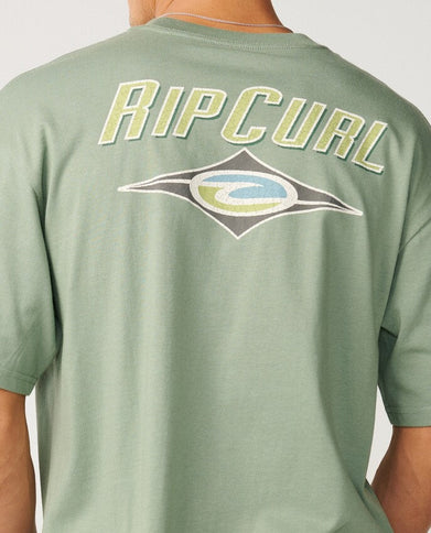 Heritage Icon Tee - Sage  T-Shirt van Rip Curl | SHAKA