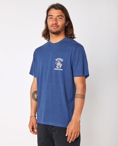 Shaper Avenue Tee - Washed Navy