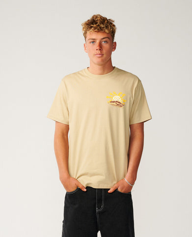 Surf Trip Tee - Khaki Sand