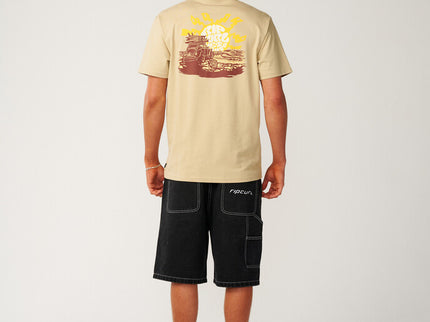 Surf Trip Tee - Khaki Sand