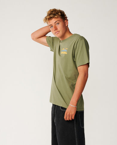 Surf Trip Tee - Surplus Green